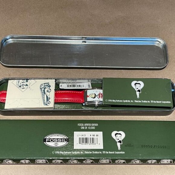 Collector's Item: Betty Boop Limited Edition Fossil Watch - Picture 4 of 10